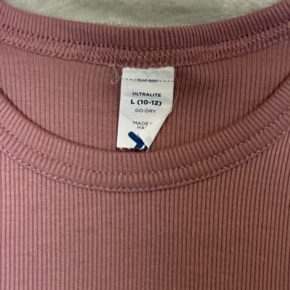 Old Navy: Set of (2) Girls UltraLite Long Sleeve Rib-Knit Tees, Size L (10-12) - Picture 10 of 16